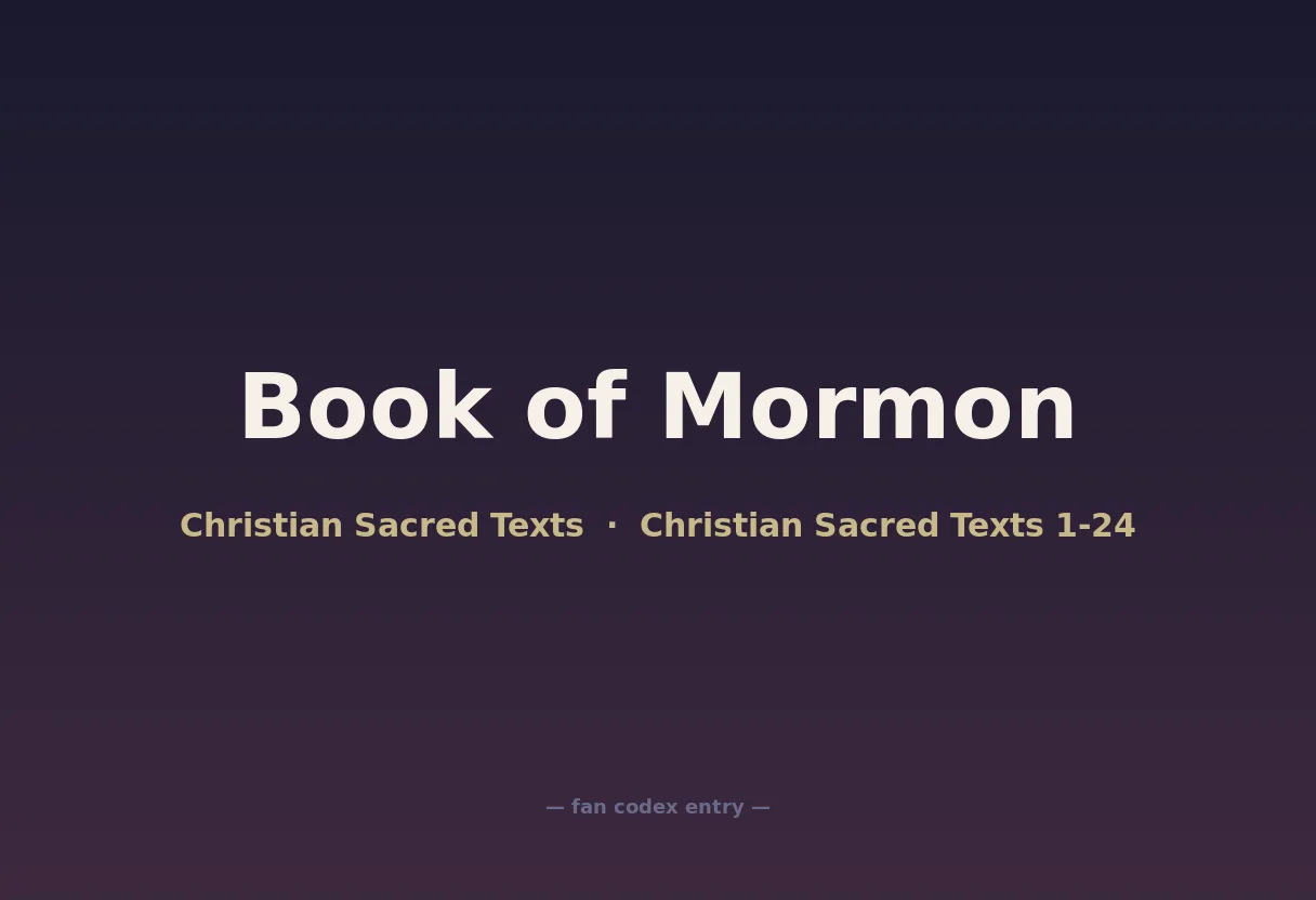 Book of Mormon
