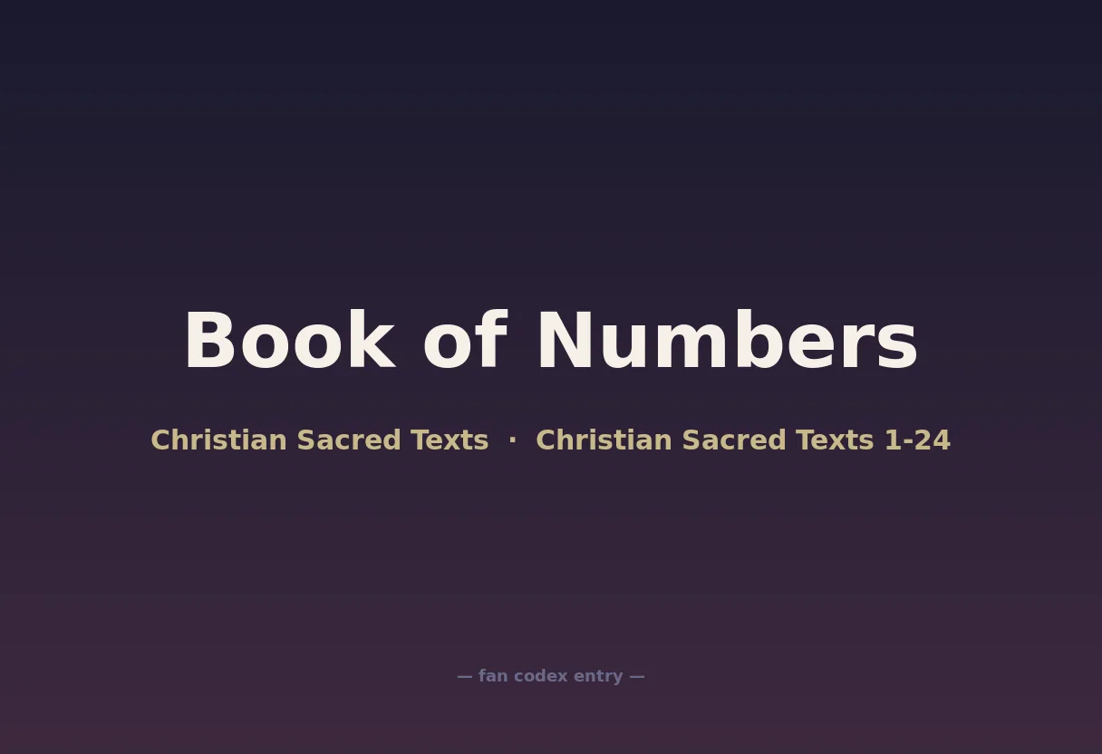 Book of Numbers